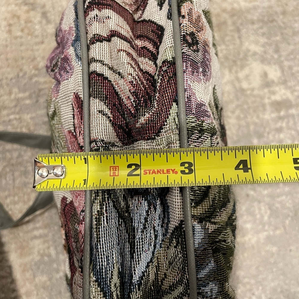 Vintage Mitzi Floral Tapestry Shoulder Handbag Purse New With Tags Deadstock - Picture 13 of 15